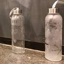 Make An Etched Glass Water Bottle
