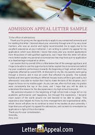 Below is a format of an appeal letter that you can use: Pin On Admission Appeal Letter Sample