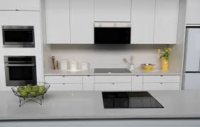quartz countertops with white cabinets