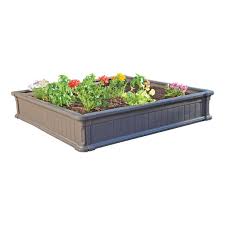 We actually got these for $10 at walmart last fall when the gardening stuff was on clearance. Lifetime 4 X 4 Raised Garden Bed Brown Walmart Com Walmart Com