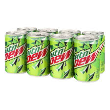 mountain dew mini can soda 7 5 fl oz 8