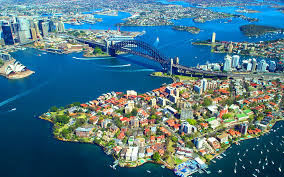 sydney harbour bridge australia from