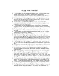 Puppy Sales Contract Free Download Dog Stuff Puppies Dog Breeds