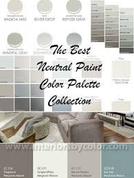 best neutral paint color palettes for