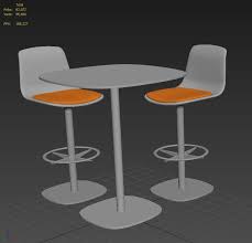 In a bar, a restaurant, a cafe, at home, in a lecture room, a conference hall, a library, lottus fits easily into public and private. The Enea Lottus Post Stool And Table 3d Model 19 Max Obj Fbx 3ds Free3d