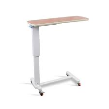 over bed tray table with wheels