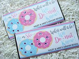Amazon Com Gender Reveal Candy Bar Wrappers Personalized