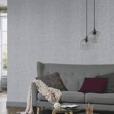 Luna Linen Textured Glitter Wallpaper