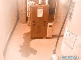 water leak at indoor unit commonly