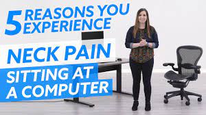neck pain sitting at a desk
