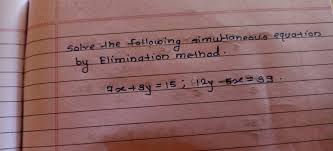 Simultaneous Equation