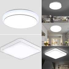 The luminous led panel is capable of covering an entire ceiling surface with a homogenous white glow that incorporates light into architecture. 1 Pc Led Panels Ceiling Light Round Square Lamp Led Downlight Modern Lamp For Home Bedroom Living Room 1pcs Pendant Lights Aliexpress