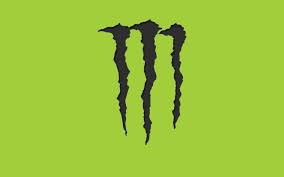 logo monster energy simple background