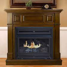 Pleasant Hearth Vent Free Fireplace 27 500 Btu 42inch Natural Gas Heritage