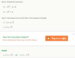 Complete The Square Solver A Free