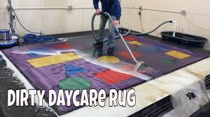 dirty daycare area rug cleaning