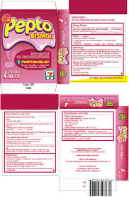 Pepto Bismol Bismuth Subsalicylate Fda Package Insert