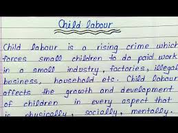 essay on child labour child labour