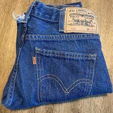 Levi Strauss Denim Vintage Clothing Big E 606 Rare 24x32 Mens Jeans Made In  USA | eBay