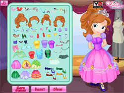 princess sofia birthday dress game
