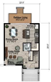 tiny split level house plan 90301pd
