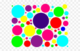 Multi Colored Polka Dots Clip Art At Clipart Library Multi Colored