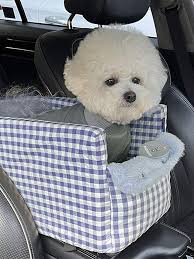 1pc Plaid Print Pet Car Seat Shein Uk