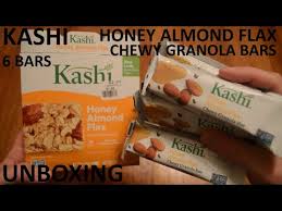 unboxing kashi honey almond flax chewy
