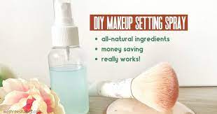 diy makeup setting spray with natural