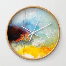 Art From Original Painting Wall Clock