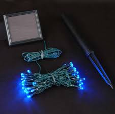blue solar lights with 50