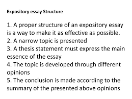 expository essay ppt 5 2 a narrow topic is presented expository essay structure