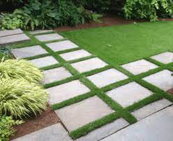 can you grow grass between pavers