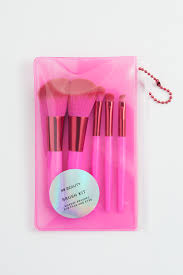 make up brushes hot pink beauty h