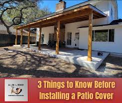 Before Installing A Patio Cover