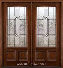 Double Doors Exterior Front Door Design