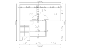 Small House Plan Autocad Drawing Free
