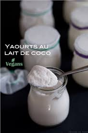 yaourts au lait de coco végans pas à