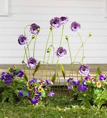 Use This Decorative Purple Flower Fence
