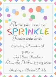 Free Printable Baby Sprinkle Invitations In 2019 Printable Digital