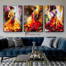 Set Of Three Canvas Print