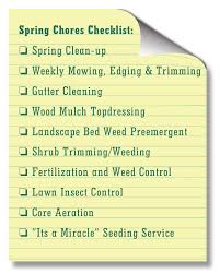 Spring Chores Checklist Lawn And Landscape Edition