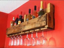 how to make a wine bottle glass rack
