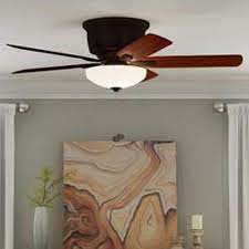 hton bay flush mount ceiling fan 52
