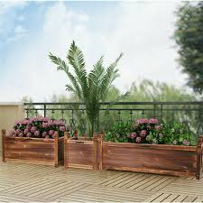 90cm Combo Wooden Planter Container Box
