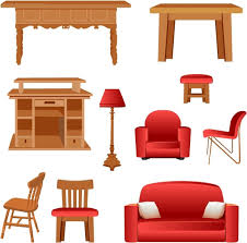 vintage furniture vectors free