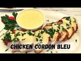en cordon bleu with creamy dipping