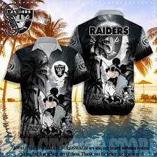 las vegas raiders hawaiian shirt goofy