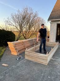 How To Stain A Raised Garden Bed