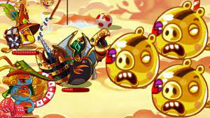 Angry Birds Epic - Bomb Vs Golden Pig With COSMIC CAPTN Class - YouTube